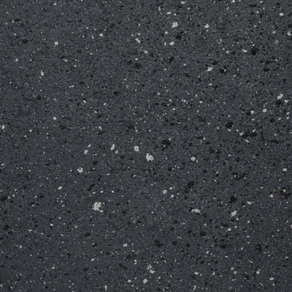 Denim coating colour sample in dark blue-grey with fine speckles