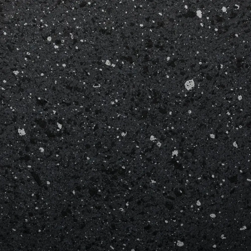 River Rock coating colour sample in black with white and grey speckles